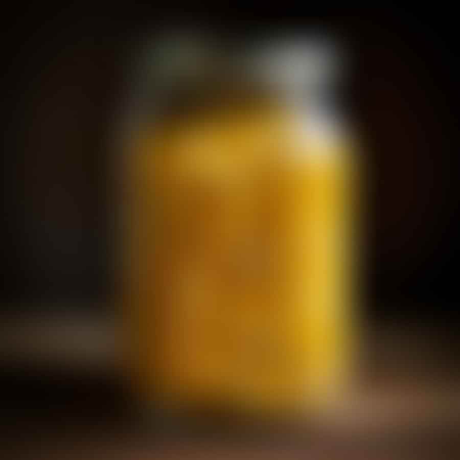 Dehydrated corn in a jar