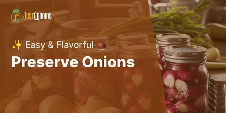 Preserve Onions - โจ Easy & Flavorful ๐ฐ