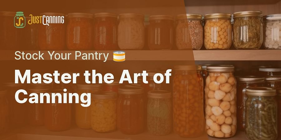 Master the Art of Canning - Stock Your Pantry π₯«