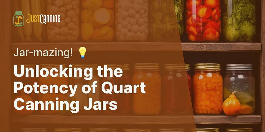 Unlocking the Potency of Quart Canning Jars - Jar-mazing! π‘