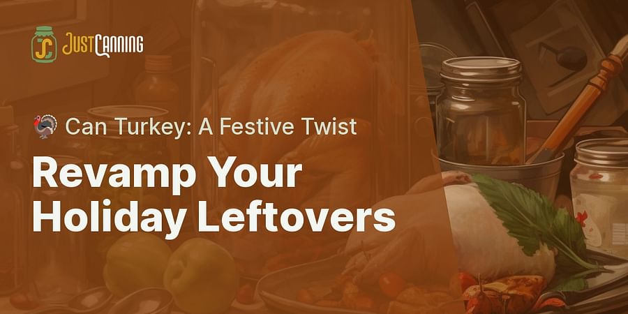 Revamp Your Holiday Leftovers - π¦ Can Turkey: A Festive Twist