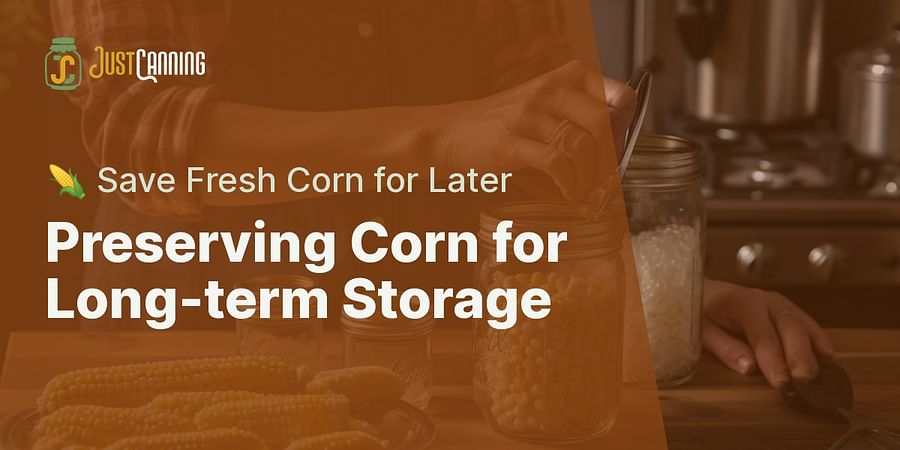 Preserving Corn for Long-term Storage - ๐ฝ Save Fresh Corn for Later