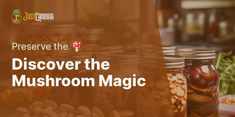 Discover the Mushroom Magic - Preserve the 🍄